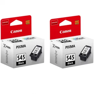 2x Original Canon PG545 Black Ink Cartridges