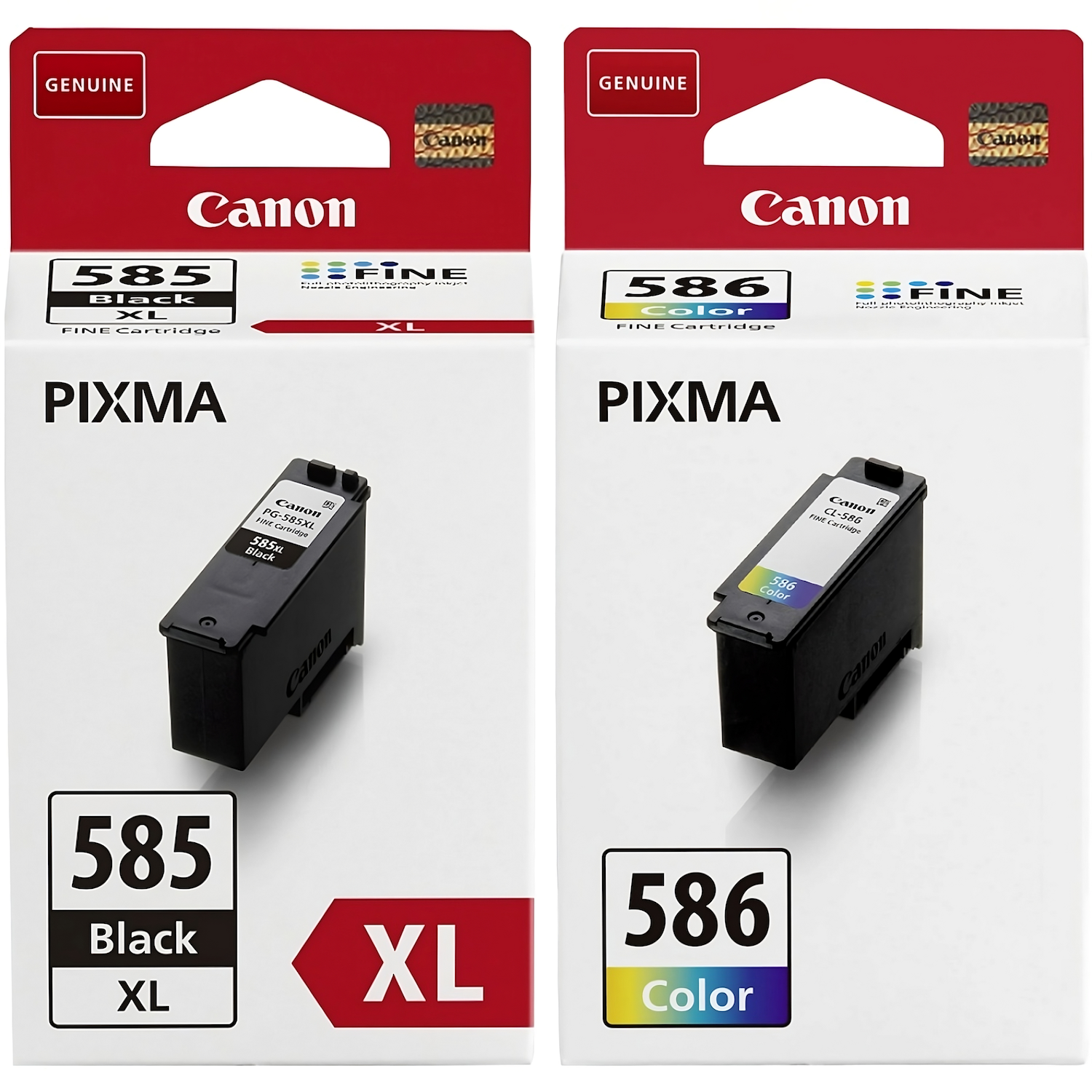 Canon PG-585XL & CL-586 Ink Cartridges