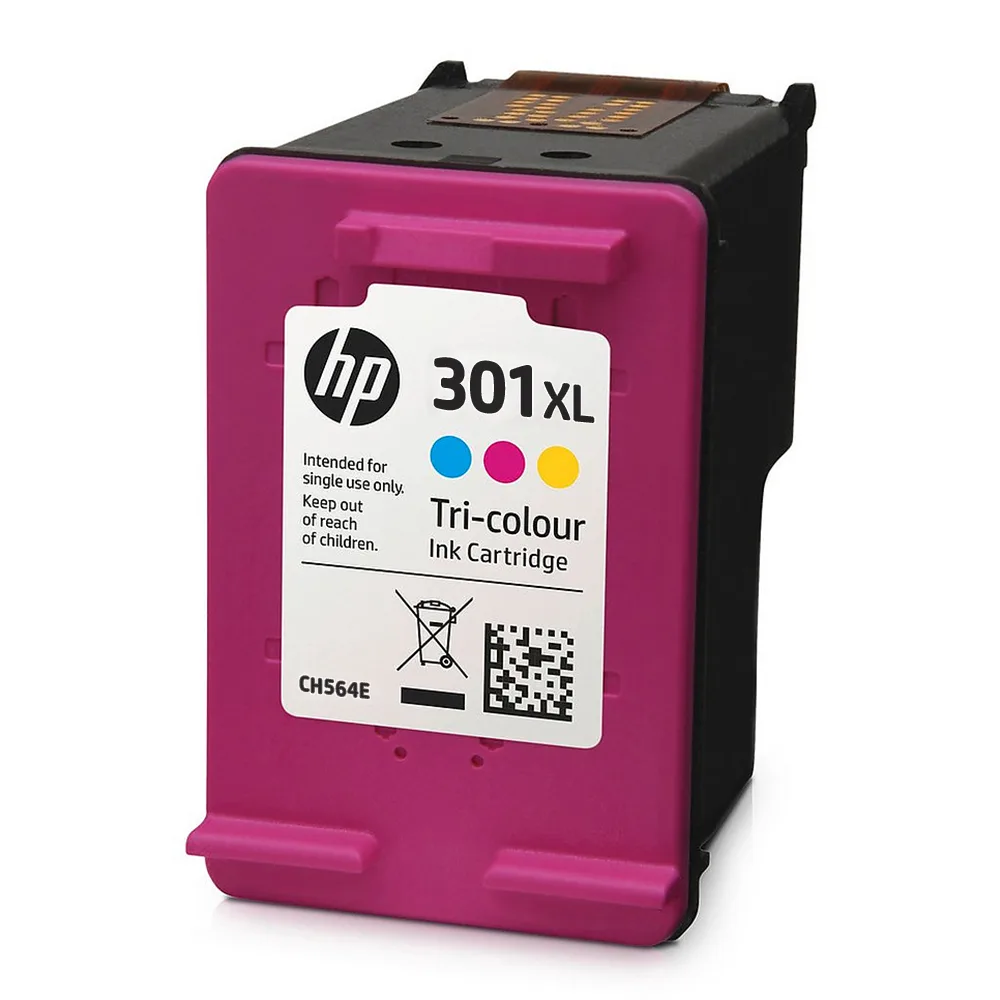CH564E_NP - Original HP 301XL High Capacity Tri-Colour Ink Cartridge