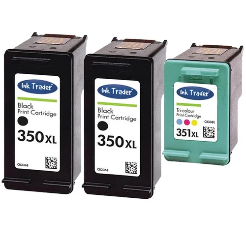 2x Remanufactured HP 350XL &1x 351XL Ink Cartridges