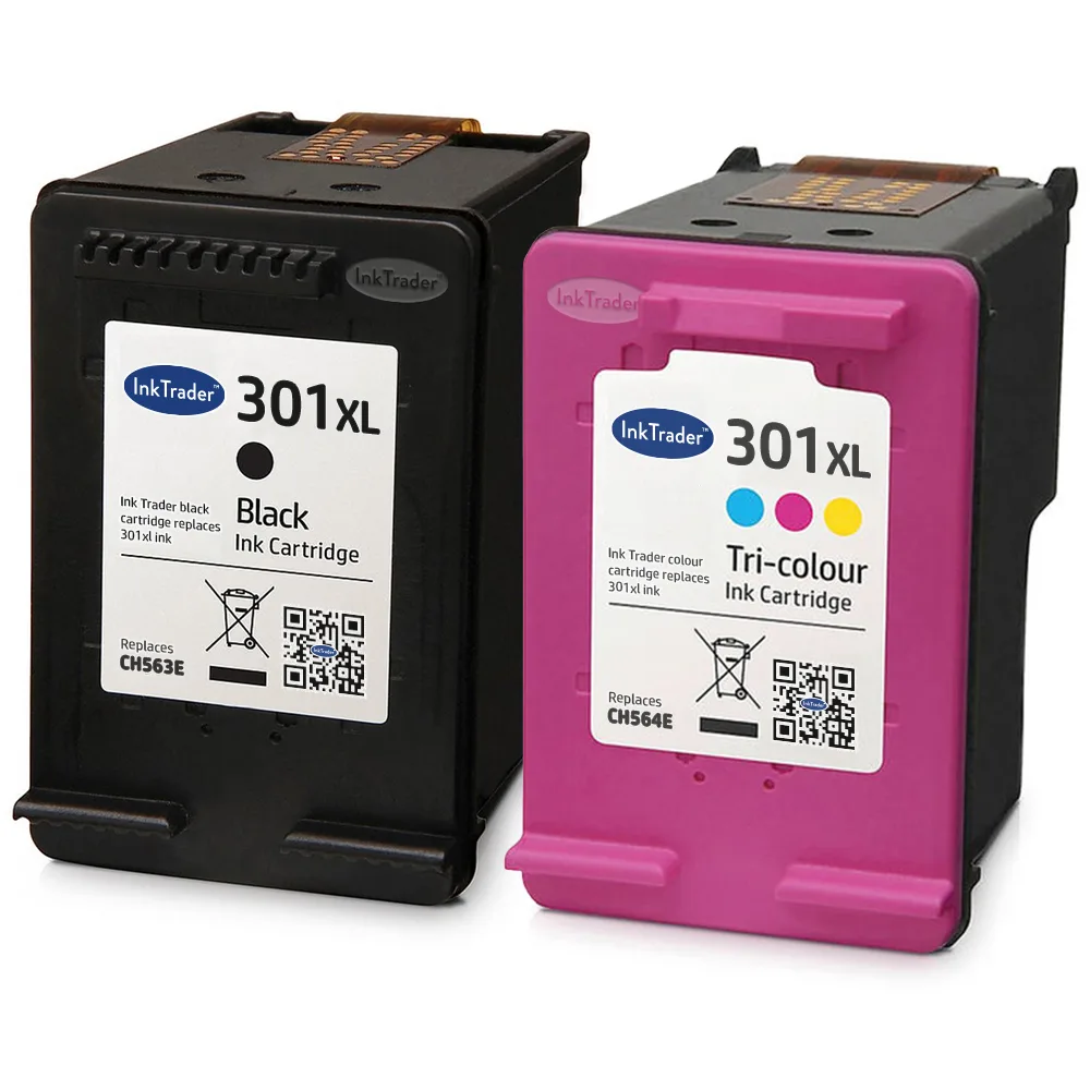 Remanufactured HP 301XL Black & Colour Ink Cartridge Multipack