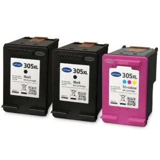 2x Remanufactured HP 303XL Black & 1x Colour Ink Cartridge Multipack