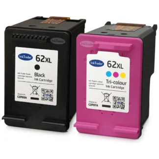Remanufactured HP 62XL Black & Colour Ink Cartridge Multipack