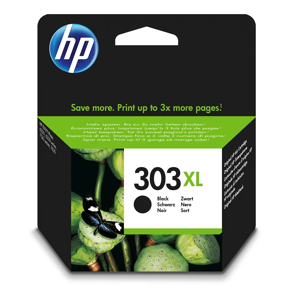 Original HP 303XL High Capacity Black Ink Cartridge