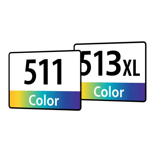 What is the diference between 511 and 513 Canon Ink?
