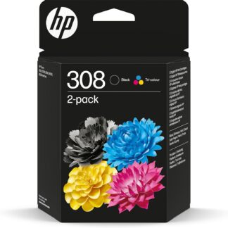 Original HP 308 Black & Colour Ink Cartridge Multipack